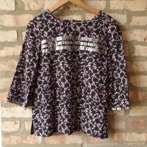 Marc by Marc Jacobs Silk 3/4 Sleeve Top